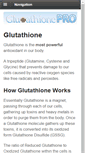 Mobile Screenshot of glutathionepro.com